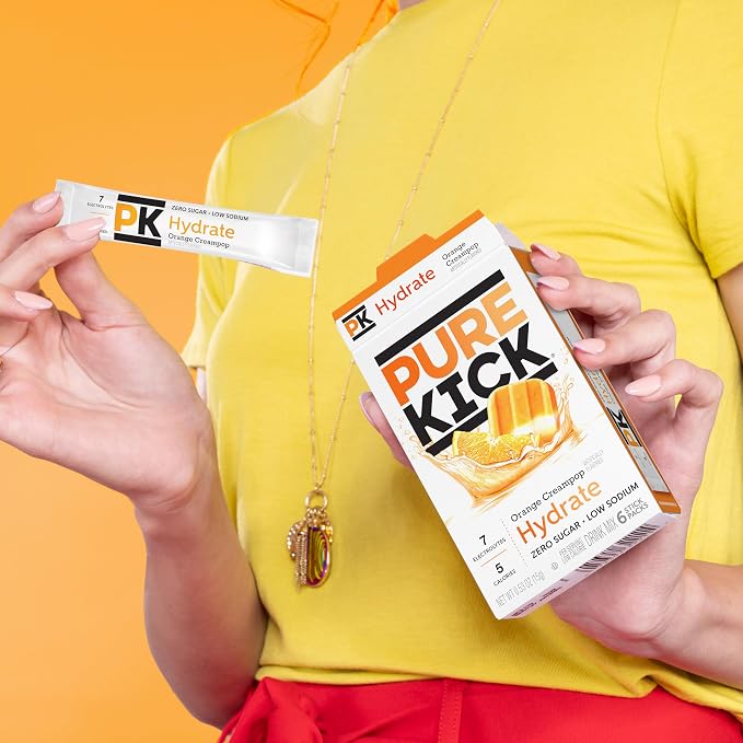 Pure Kick Hydration Singles To Go Drink Mix, Includes 12 Boxes - Image 5