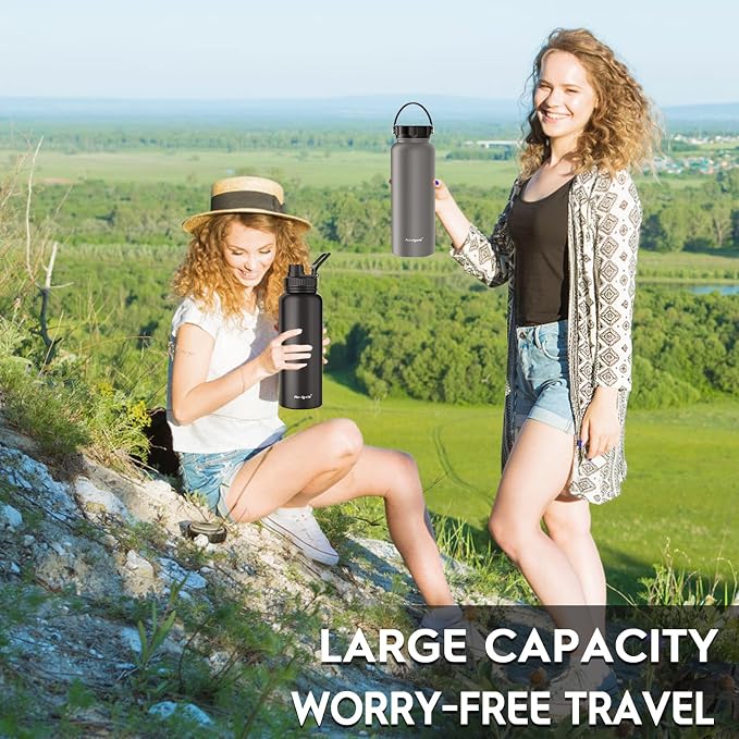 Navigate 40 oz Insulated Stainless Steel Sports Water Bottle - Image 6