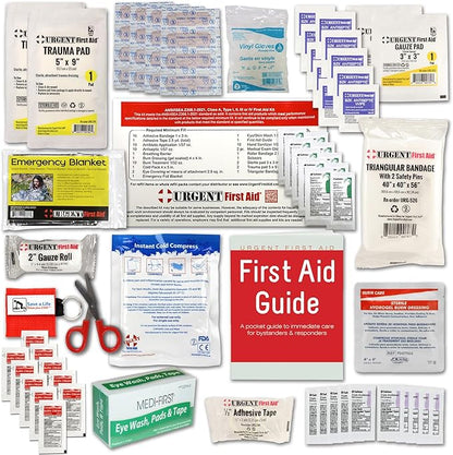 OSHA & ANSI First Aid Kit Refill/Upgrade, 25 Person, 78 Pieces, ANSI 2021 Class - Image 4