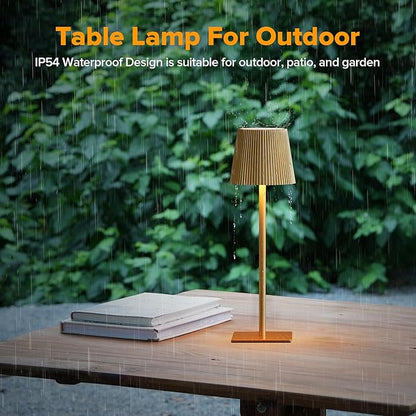 LUTEC 4 Pack Cordless Table Lamp, 6000mAh Rechargeable Battery Operated Desk - Image 5