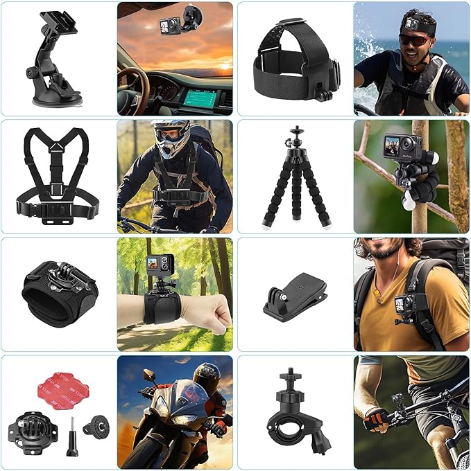 Action Camera Accessories Kit - Image 3