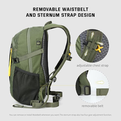 SKYSPER Small Hiking Backpack, 20L Lightweight Travel Backpacks Hiking Daypack - Image 3