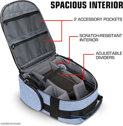 USA Gear Audio Equipment Backpack Fits Audio-Technica System 10, Shure BLX4 - Image 4