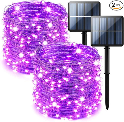 Selarlyt 2-Pack 200 LED Solar Fairy Lights Outdoor, Upgraded Oversize Lamp by SelarlytLighting