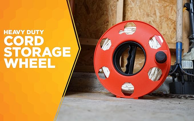 Woods Heavy Duty Cord Storage Wheel - Image 2