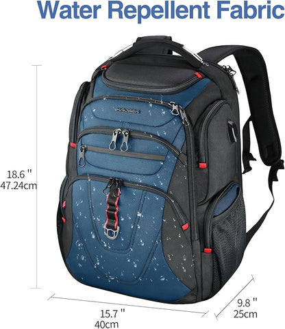 KROSER Friendly Travel Laptop Backpack 17.3 inch XXXL Gaming Backpack - Image 2