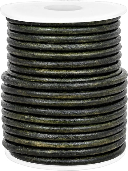 GENIQUE Real/Genuine Round Leather String Cord - Image 2