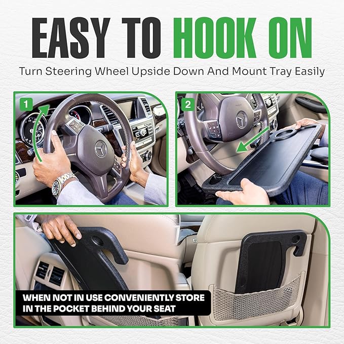 lebogner Steering Wheel Tray, Car Tray - Image 4