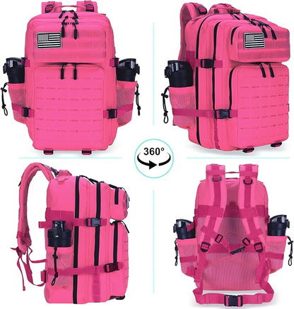 Military Tactical Backpack 45L/25L 3 Day Assault Pack Molle Daypack Hiking - Image 7