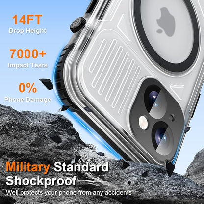 WIFORT for iPhone 15 Plus Waterproof Case, 360 Full Body Sealed Protection - Image 9