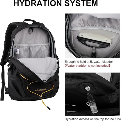 MOUNTAINTOP Hiking Backpack, 25L Camping Backpack, Men Women Hiking Daypack - Image 4