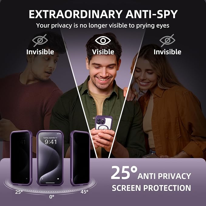 TIESZEN for iPhone 15 Pro Max Case, Compatible - Image 2