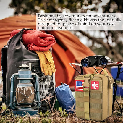 Survival First Aid Kit Outdoor Molle System - Image 6