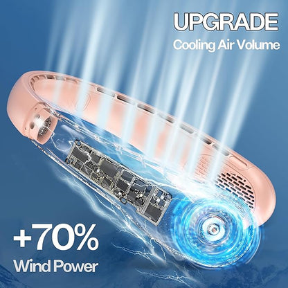KIDEE Portable Neck Fan, Neck Fans Rechargeable - Image 3