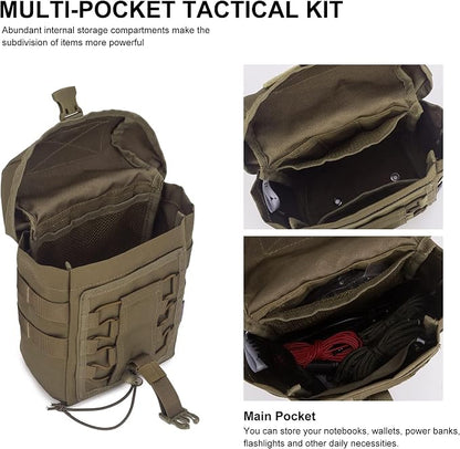 Mardingtop Molle Admin Pouch, EDC Pouch, Tactical Drawstring Pouch, Utility - Image 3