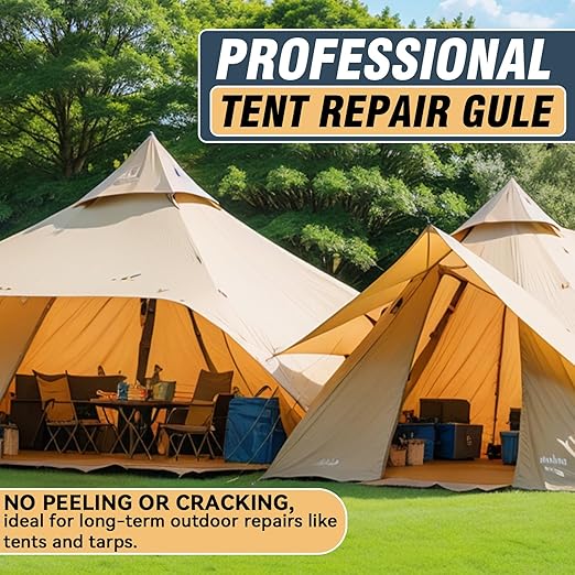 Tent Repair Glue Seam Sealer, Waterproof Flexible Tent Repair Kit, Tent Seam - Image 8