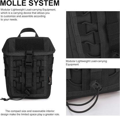 Mardingtop Molle Admin Pouch, EDC Pouch, Tactical Drawstring Pouch, Utility - Image 4
