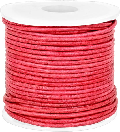 GENIQUE Real/Genuine Round Leather String Cord - Image 2