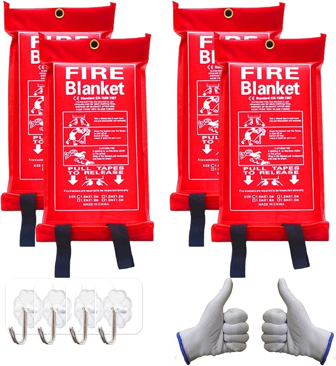 Emergency Fire Blanket for Home and Kitchen by BWWealthy