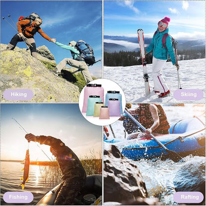 Shappy 6/12 Pcs Waterproof Dry Bags, Lightweight Outdoor Waterproof Dry Stuff - Image 7