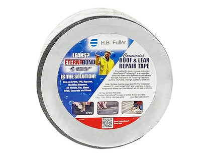 EternaBond RoofSeal Gray 4" x50' MicroSealant UV Stable RV Roof Seal Repair - Image 2