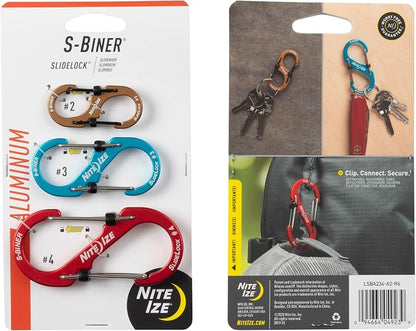 Nite Ize S-Biner SlideLock Stainless Steel Dual Locking Carabiner - Image 7