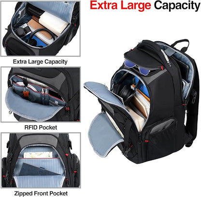 KROSER Travel Laptop Backpack 17.3 Inch XL Computer Backpack - Image 4