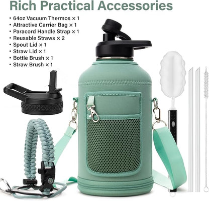 DYSANKY Insulated Water Bottle | Thickened Stainless Steel Vacuum Metal | - Image 2