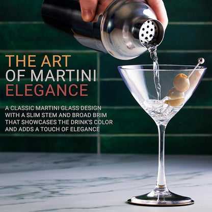 Bravario Unbreakable Plastic Martini Glasses, 100% Tritan Shatterproof Plastic - Image 3