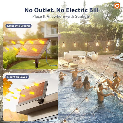 addlon 150FT Solar String Lights Outdoor - Image 4