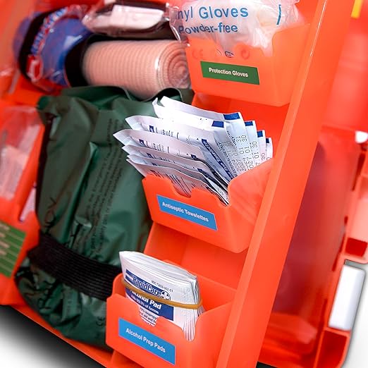 Rapid Care First Aid Kit, 100 Person Trauma Kit, 217 Pieces, ANSI 2021 Compliant - Image 3