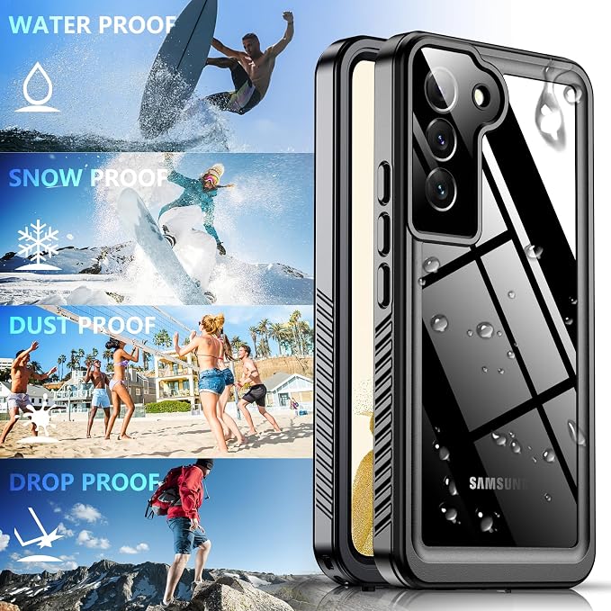 SPIDERCASE for Samsung Galaxy S22 Waterproof Case, IP68 Water Resistance Full - Image 6