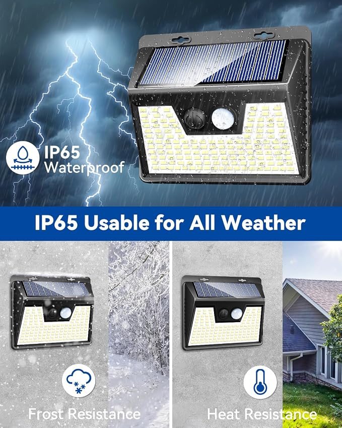 Peasur Solar Powered Lights Outdoor, 140 LED 24Pack Motion Sensor Light Outside - Image 7