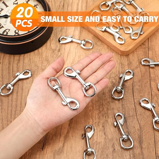 Therwen Heavy Duty 2.76 Inch Flag Hooks Clasp Single Ended Clip Hooks - Image 5