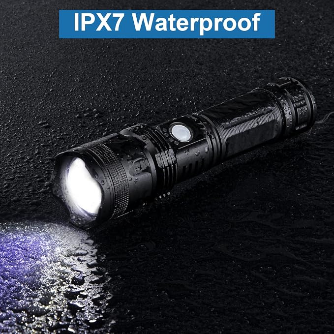 MILAOSHU Rechargeable Flashlights 90, 000 High Lumens - Image 6