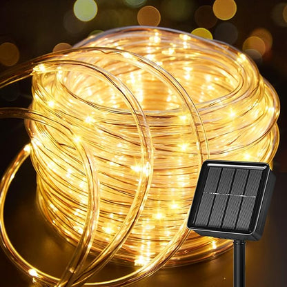 Brightown Solar Rope Lights, 39FT 100LED Outdoor Solar String Lights, IP65 by Brightown