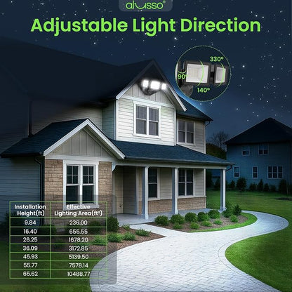 ALUSSO Dusk to Dawn Outdoor Lighting, 120V 40W 4000LM Dusk Till Dawn Outdoor - Image 7