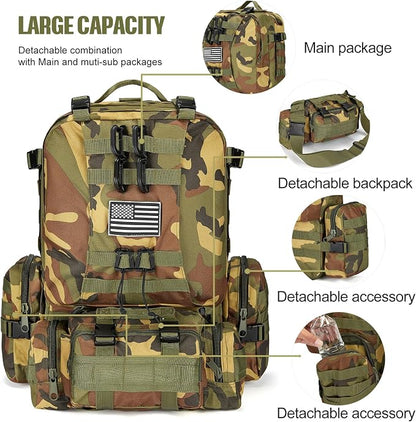 Large Military Tactical Backpack - Image 2
