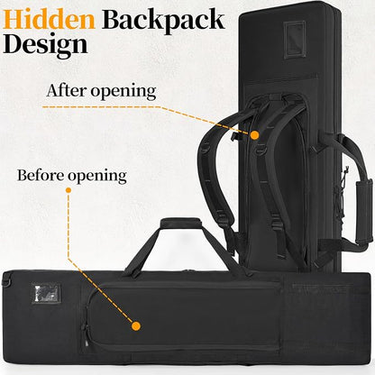 TORIBIO Double Rifle Case Soft Bag 32" 34" 36" 42" 46" 48'' 51“ 55” Gun Case - Image 6