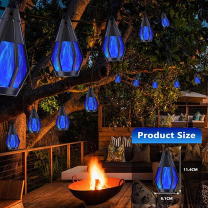 Solar String Lights for Outside, 21Ft Solar Patio Lights - Image 2