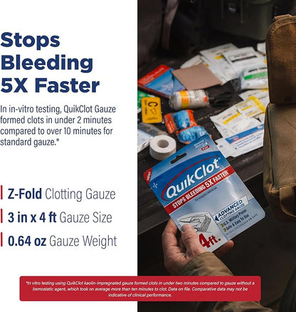 Adventure Medical Kits QuikClot Advanced Clotting Gauze - Image 5
