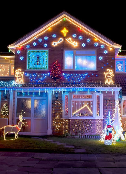 Brightown Solar String Lights Outdoor Waterproof, 18 Colors Changing 39FT Fairy - Image 6