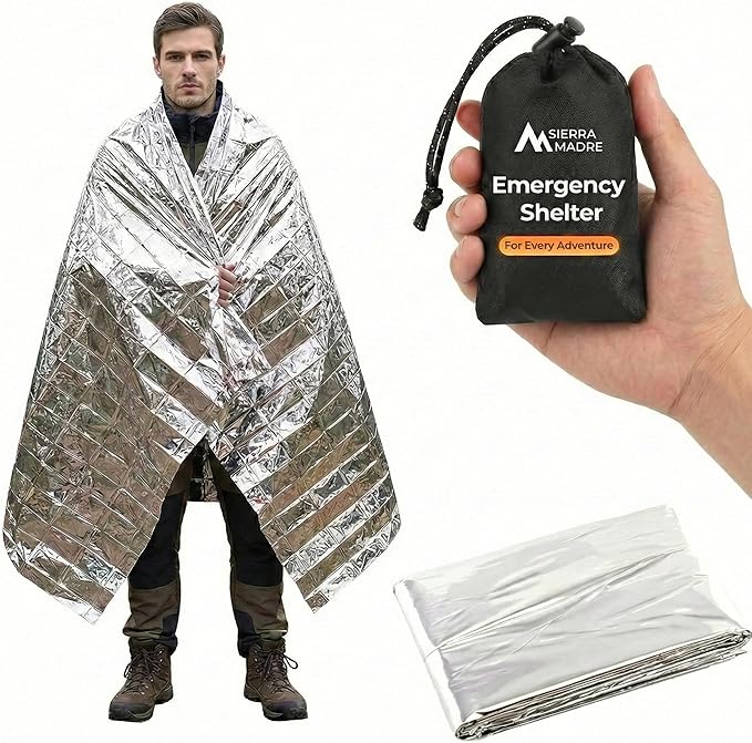 Sierra Madre Emergency Mylar Thermal Space Blanket by SierraMadre