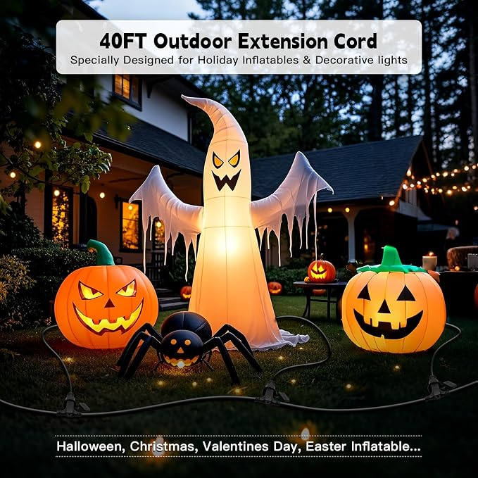 40FT Outdoor Extension Extension Cord - Image 2