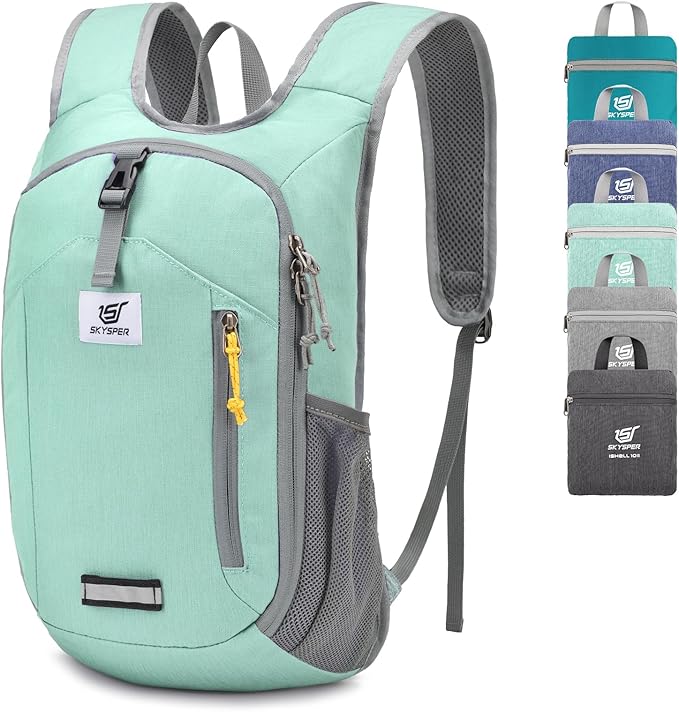 SKYSPER 10L Hiking Backpack Small Foldable Daypack Packable Lightweight Hiking by SKYSPER