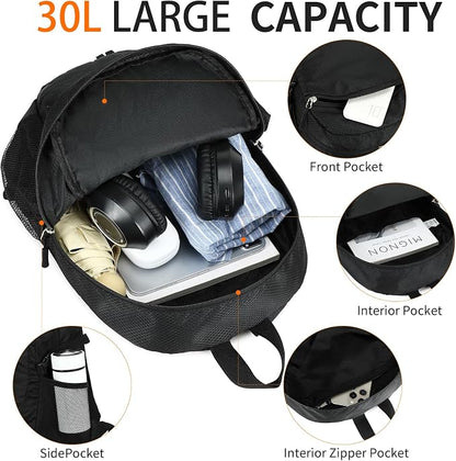 Small Hiking Backpack 35L Travel Lightweight Hiking Packable Daypack - Image 4