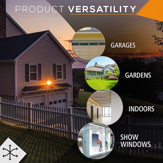 Ciata 15" Outdoor Security Flood Light 2 Head - Image 6