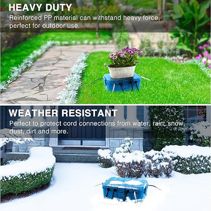 Flemoon Large Outdoor Electrical Box, IP54 Waterproof Outdoor Extension Cord - Image 5