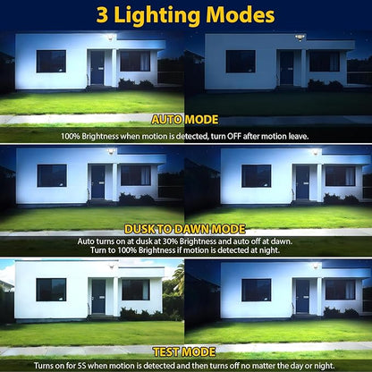 Abovizo 90W Motion Sensor Outdoor Lights, 10000LM LED Flood Light Outdoor - Image 3