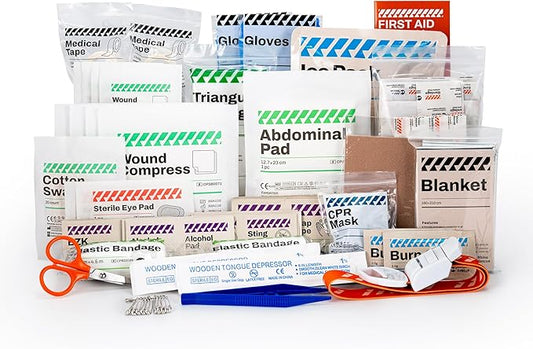 RHINO RESCUE 220 Pieces First Aid Kit Refill Bag, Emergency Extra Replacement by RHINORESCUE